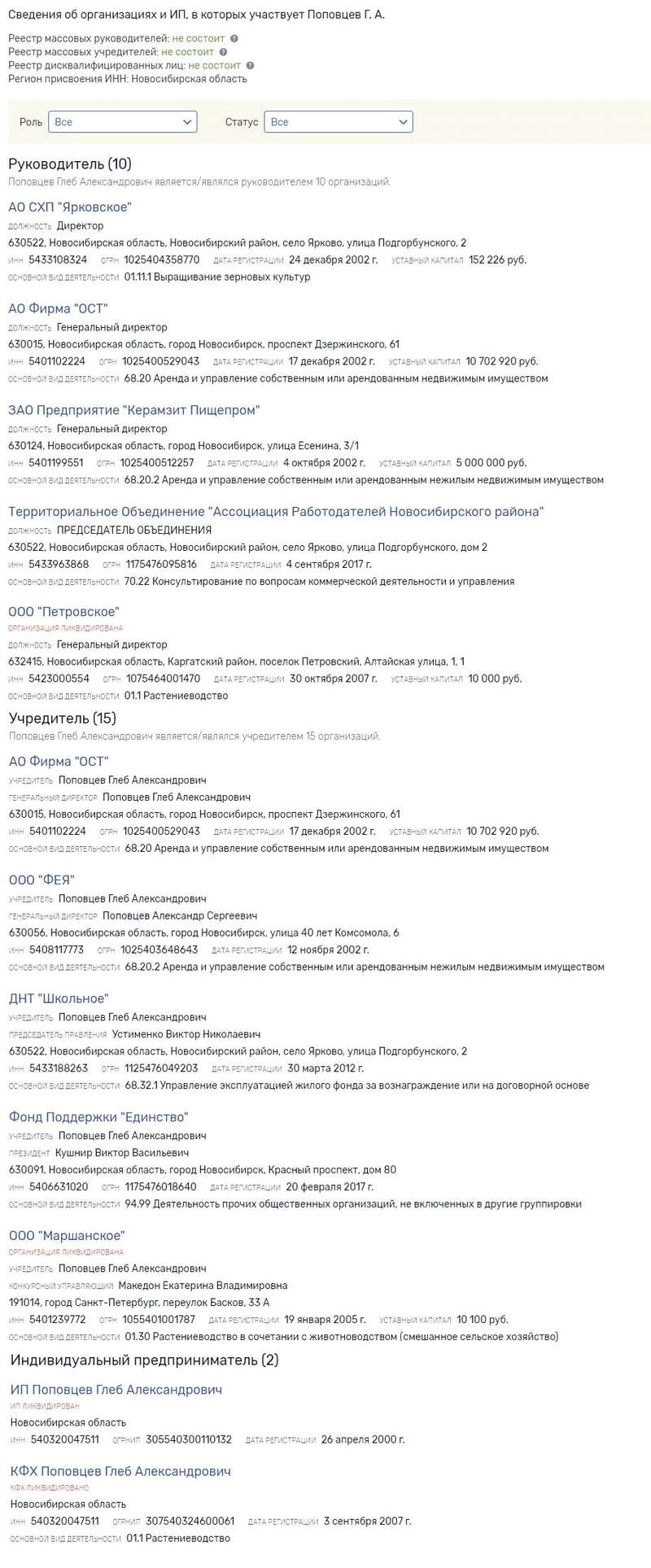 "Фантомы" политика Глеба Поповцева затерялись в Следственном комитете "Фантомы" политика Глеба Поповцева затерялись в Следственном комитете